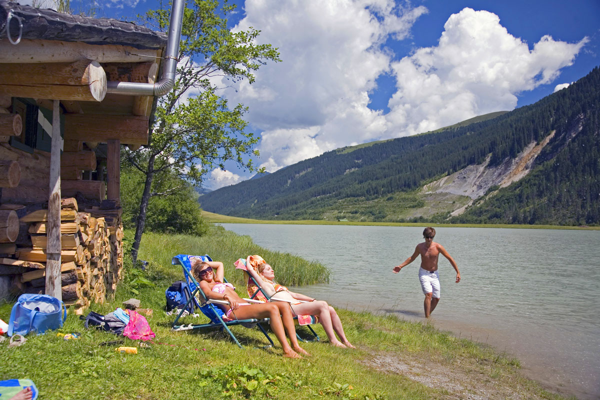 Koenigsleiten Sommer Schwimmen Staussee