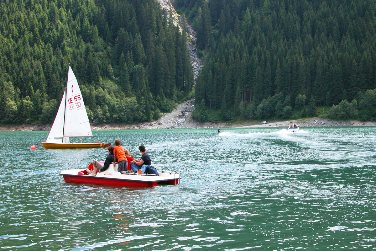 Zillertal Arena Sommer Staussee Boote